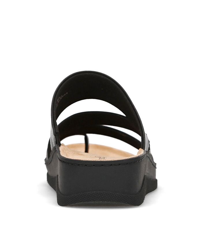 Baretraps Women's Fresha Toe Loop Wedge Sandals - Macy's