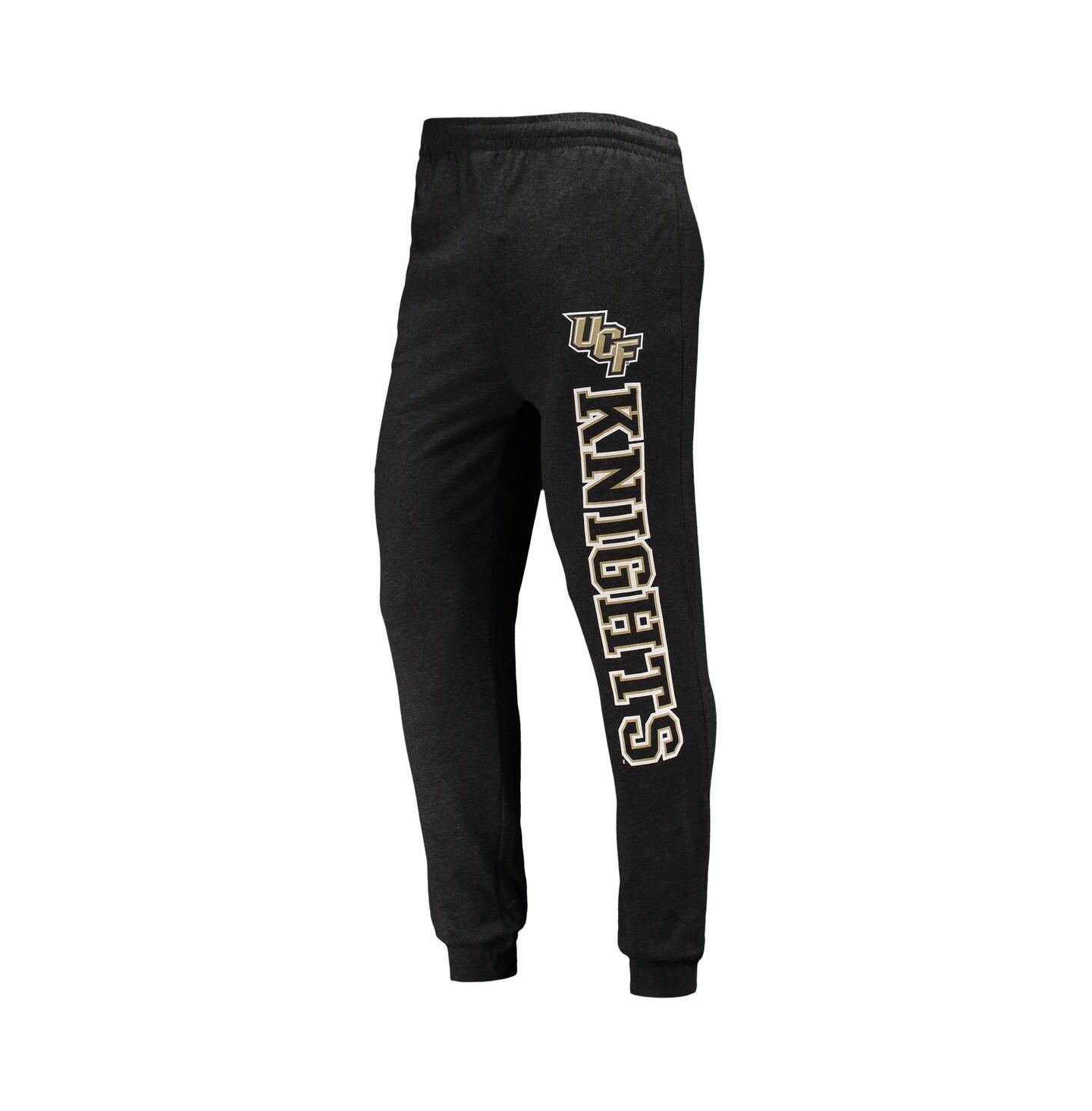 Мужской комплект Concepts Sport UCF Knights Meter: пижамы и джоггеры, Black, Charcoal — фото 2