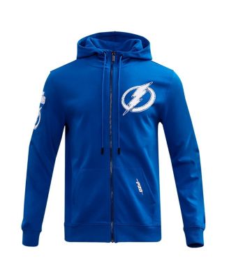 Men's Blue Tampa Bay Lightning Classic Chenille Full-Zip Hoodie Jacket