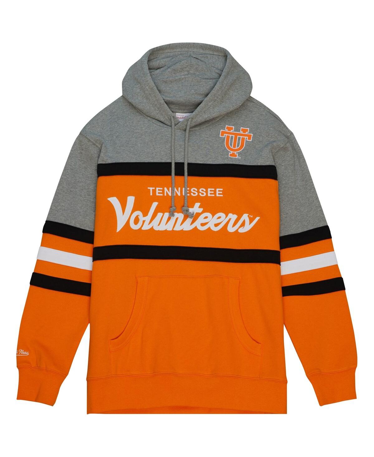 Men's Mitchell & NessTennessee Volunteers Head Coach Pullover Hoodie - Orange