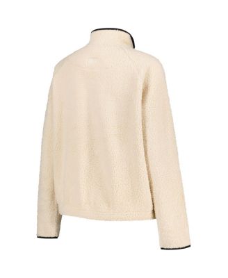 Women's Natural Iowa Hawkeyes Everest Half-Zip Sweatshirt