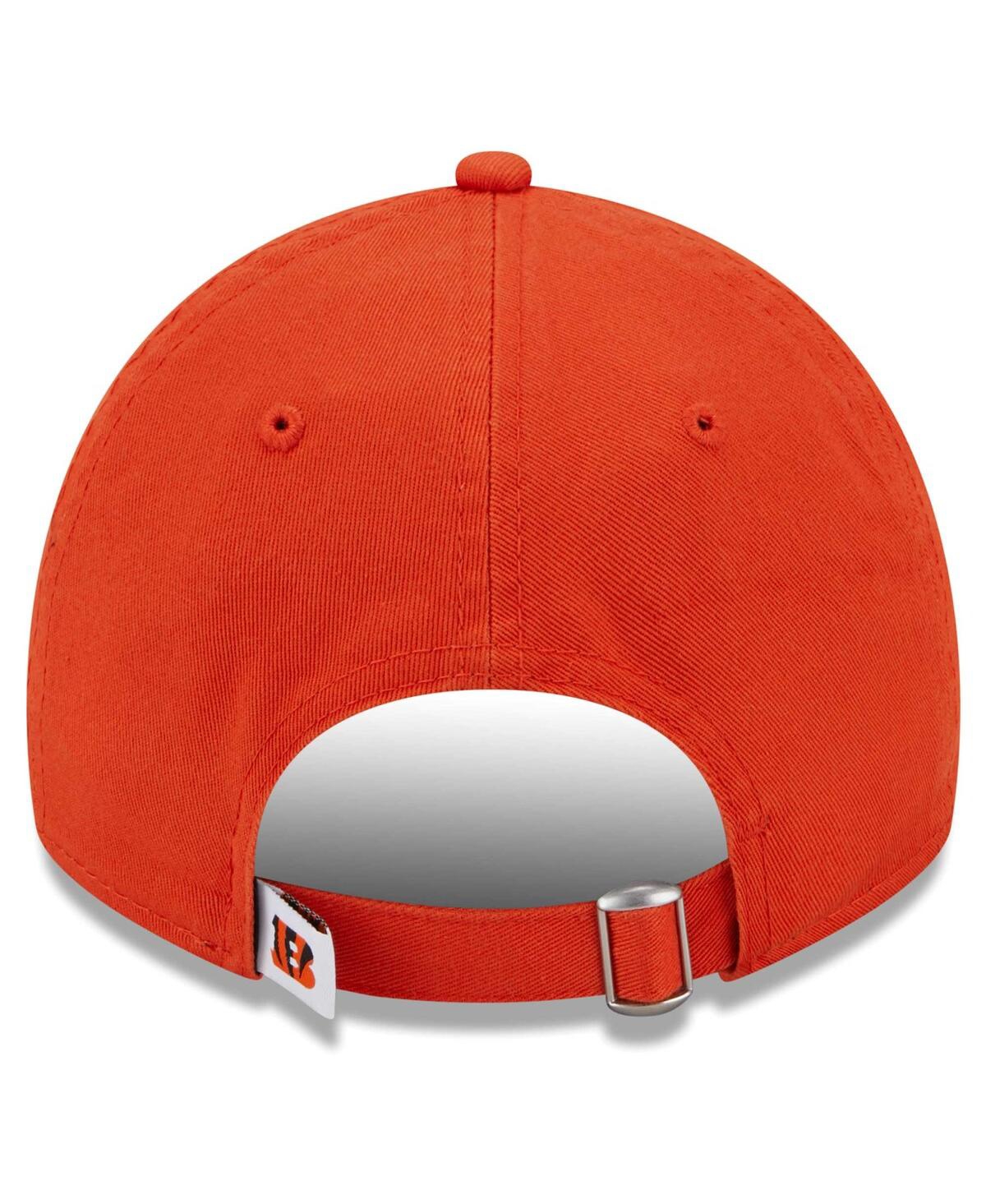 Women's New EraCincinnati Bengals Main Core Classic 2.0 9TWENTY Adjustable Hat - Orange