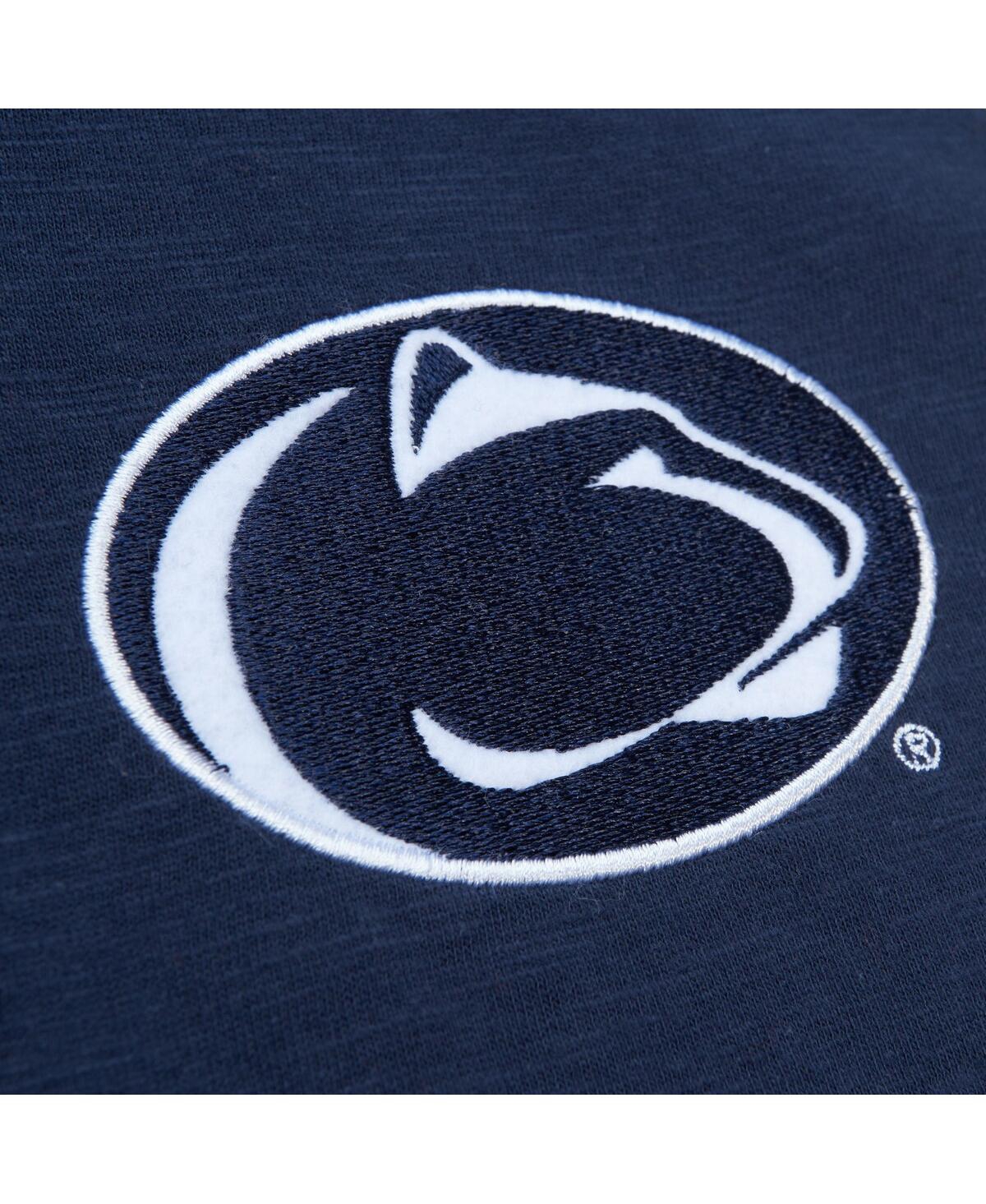 Men's Mitchell & NessPenn State Nittany Lions Legendary Slub Raglan Long Sleeve T-shirt - Navy