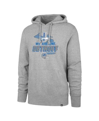 Men's Gray Detroit Lions We Are One Regional Headline Pullover Hoodie