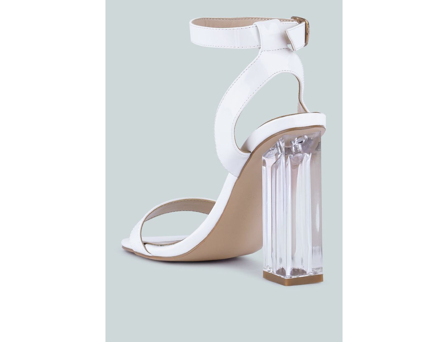 Женские сандалии London Rag Poloma Clear Block Heel Party, цвет: Розовый — фото 11