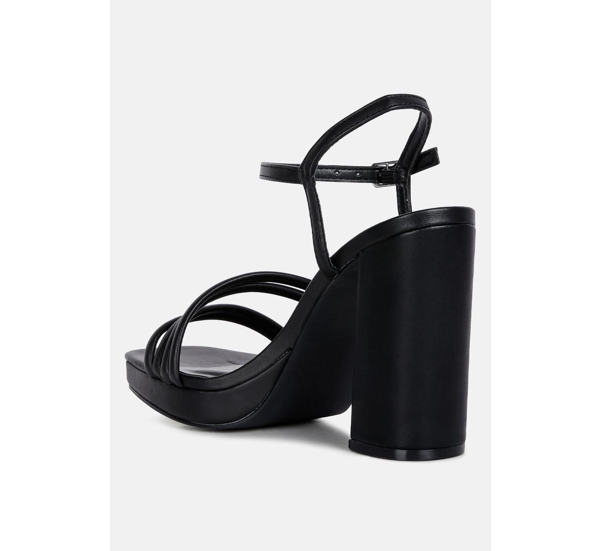 Whiskers High Heel Platform Strappy Sandals