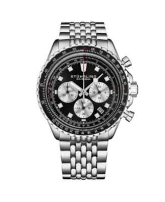 Stuhrling Men s RaceWay 1010 44mm Quartz Chronograph Watch, Blue
