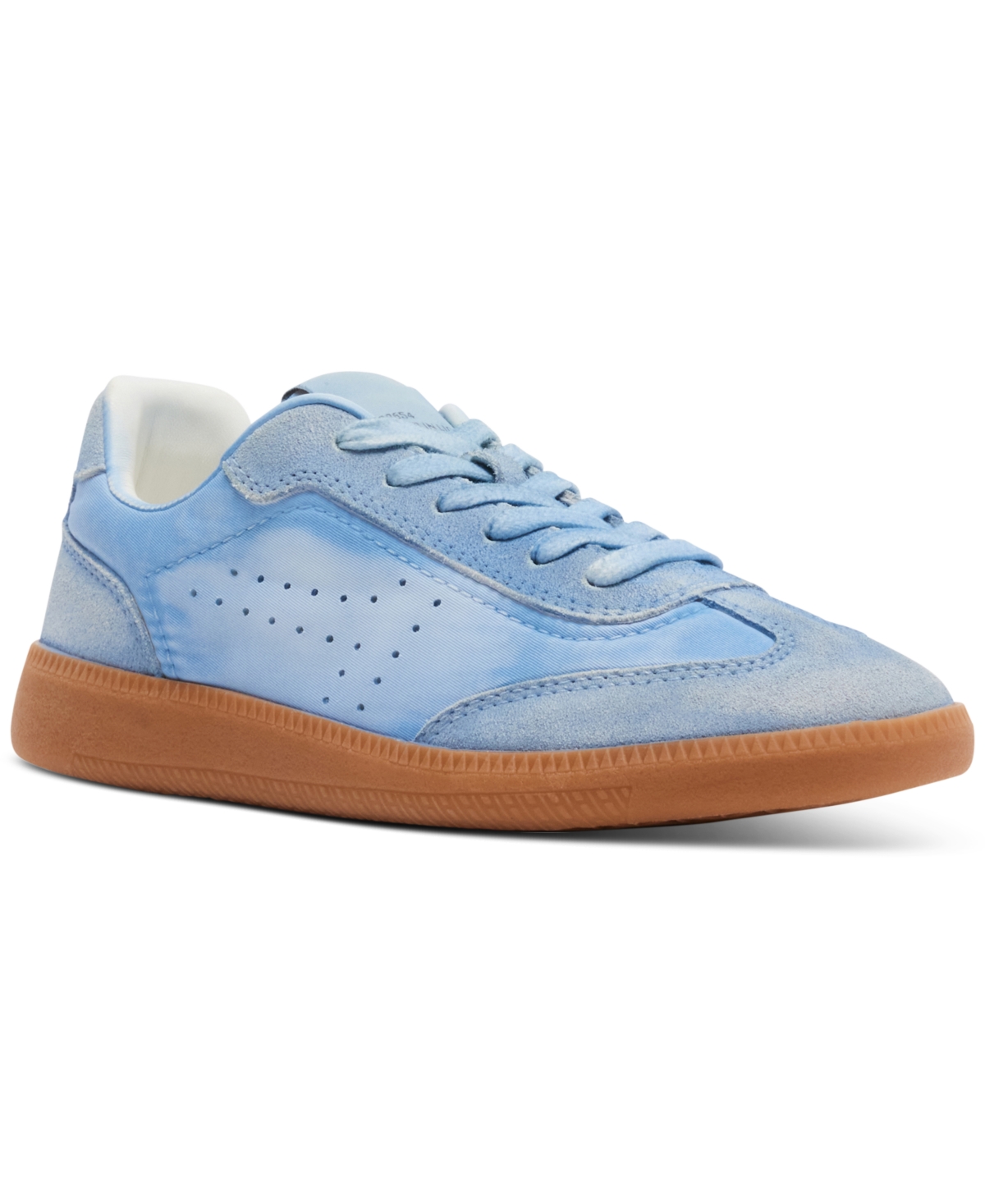 Shop Steve Madden Women's Duo Low-profile Lace-up Sneakers In Dusty Blue