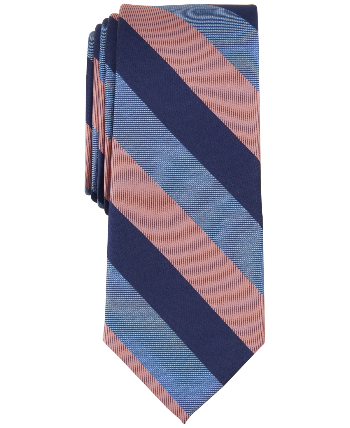 Men's Dalton Stripe Tie, Created for Macy's - Lilac