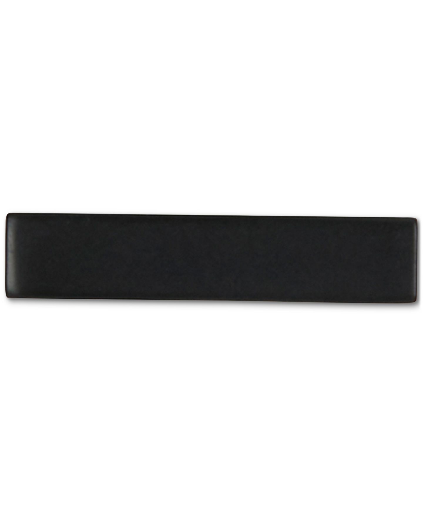 Мужской зажим для галстука ConStruct 1", Solid Black, цвет: Чёрный — фото 2