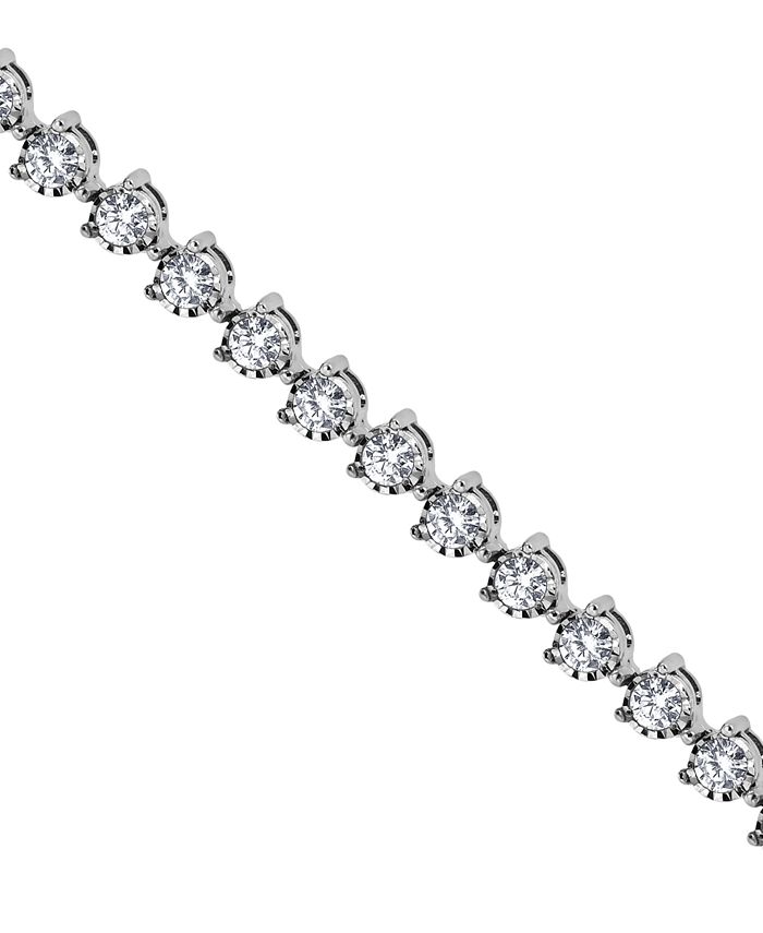 Macy's Diamond Tennis Bracelet (2-3/8 ct. t.w.) in 10k White Gold - Macy's