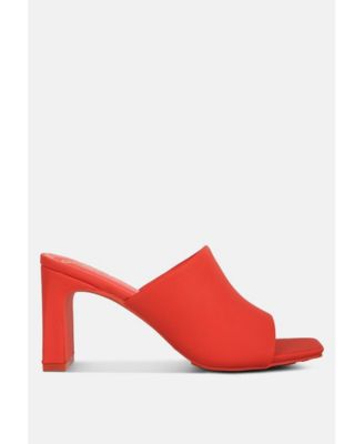 Womens Cannes Slim Block Heel Sandals