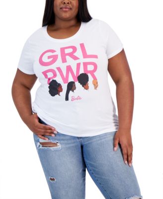 Hybrid Apparel - Trendy Plus Size Barbie BHM #4 Graphic T-Shirt