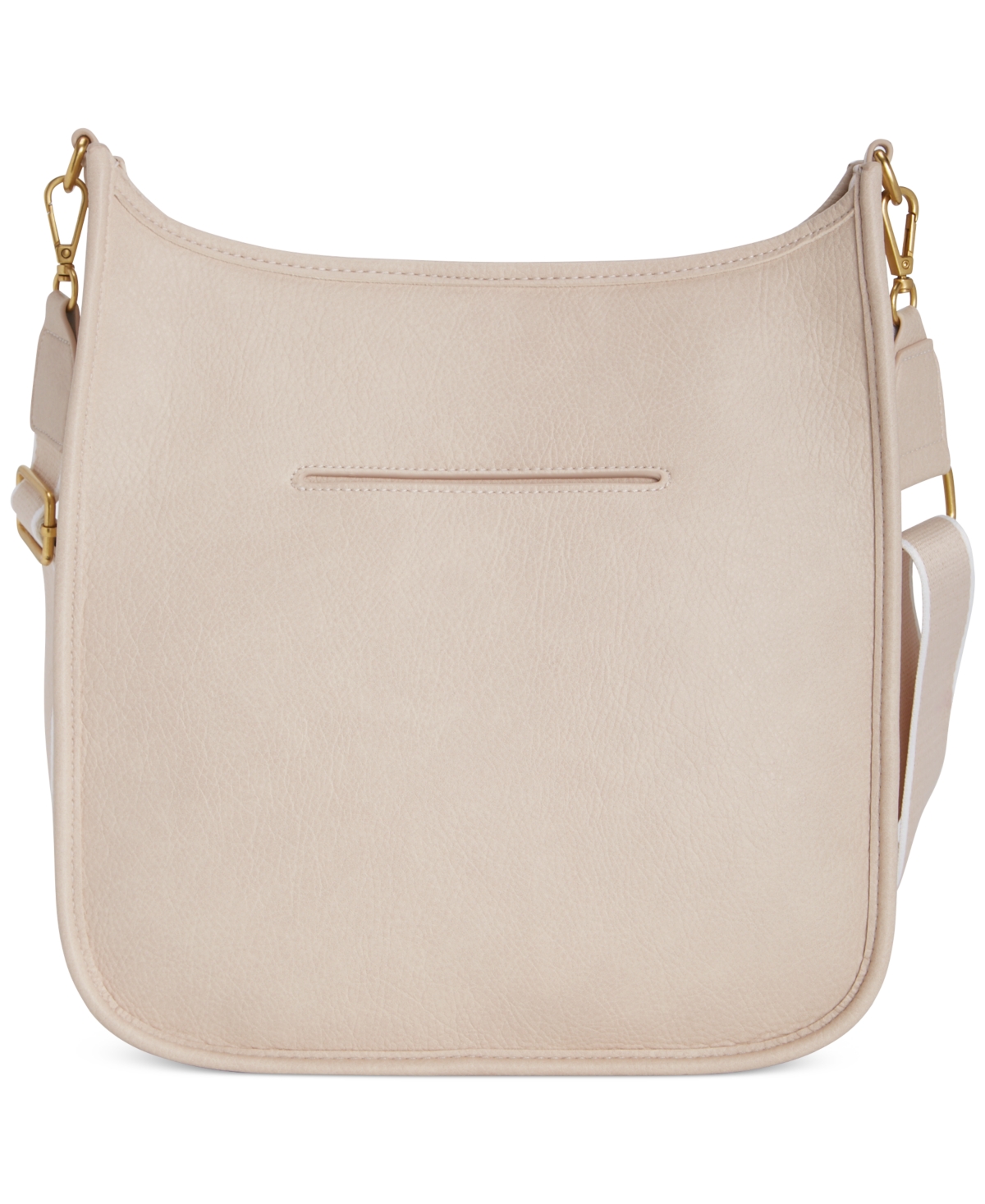Style & Co Whipstitch Medium Crossbody, Created For Macy's In Alabaster