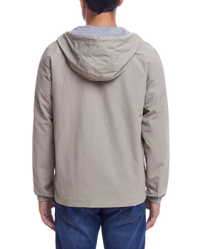 Weatherproof Vintage Men's Nylon Zip Front Hooded Jacket Macy's