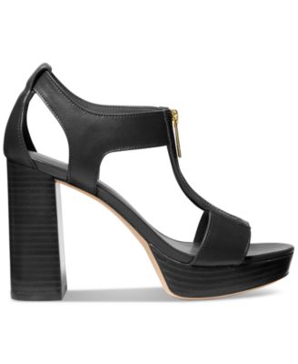 Berkley Mid Platform T-Strap Sandals