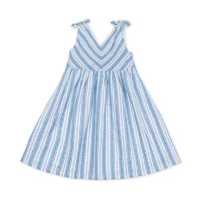 Girls' Sleeveless Bow Shoulder Swing Dress, Infant
