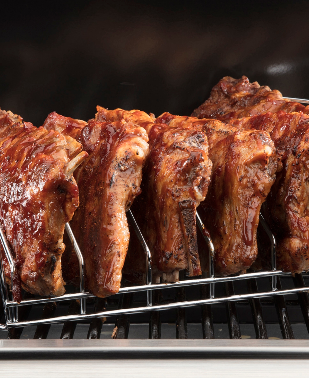 Cuisinart 4-in-1 Bbq Basket And Drumstick Rack In Silver