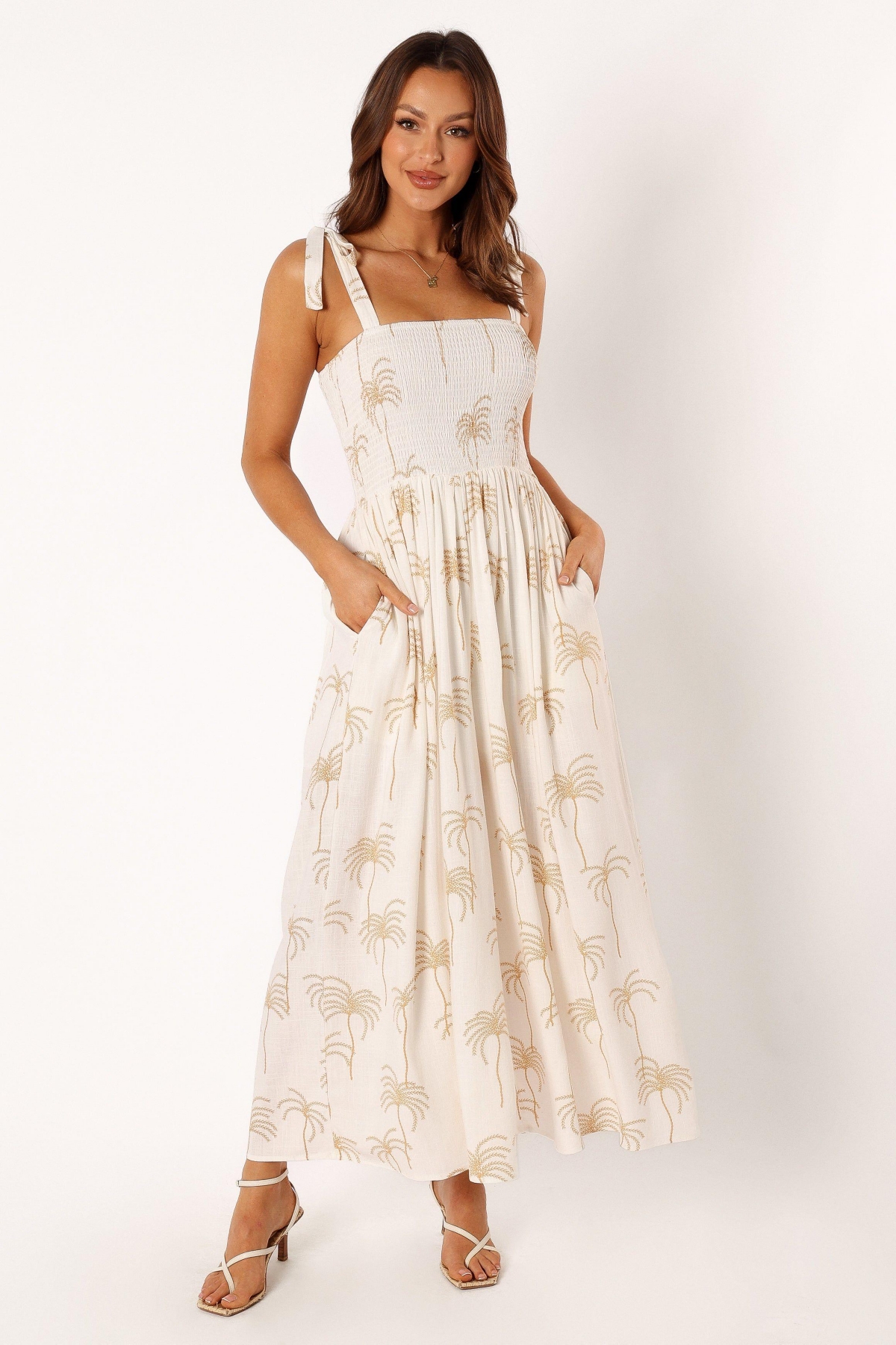 Women's Ginelle Jumpsuit - White print