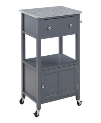 Office Star 36" Wood Fairfax Kitchen Cart