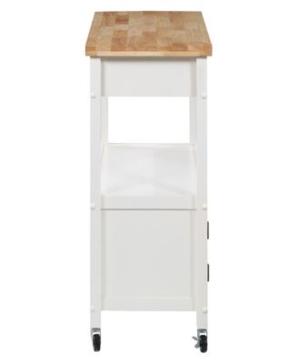 Office Star 35.25 Wood Radford Kitchen Cart