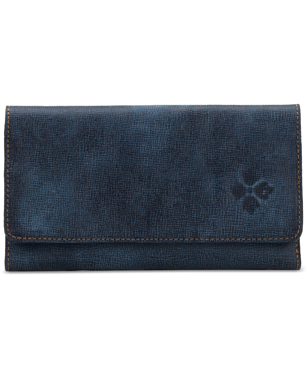 Terresa Leather Wallet - Dark Denim