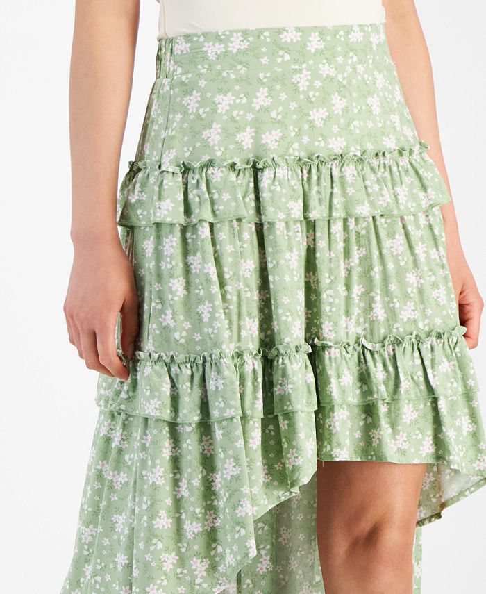 HIGH LOW RUFFLE SKIRT SAINTS AND SISTERS