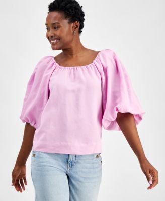 On 34th - Women's Balloon-Sleeve Top