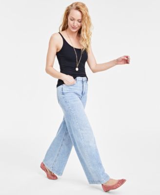 On 34th - Women's Ribbed Scoop-Neck Tank Top