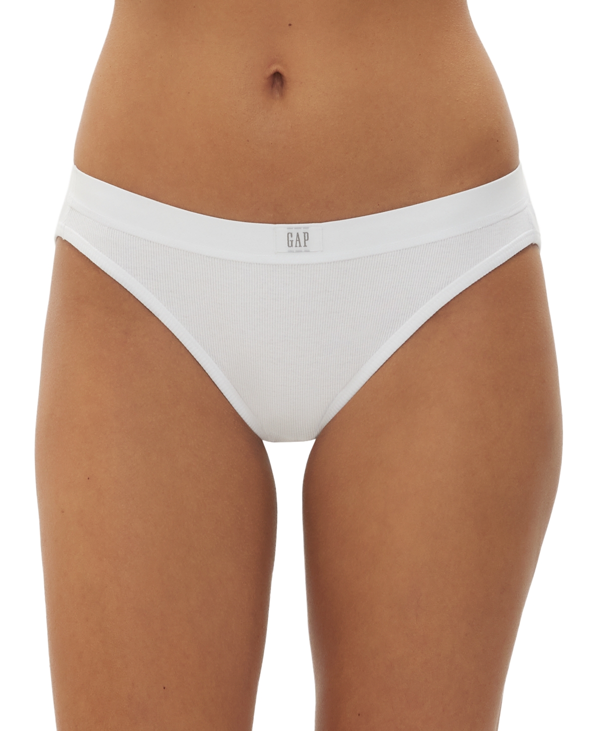GapBody Women's Logo Comfort Bikini Underwear GPW01075 - Optic Whit