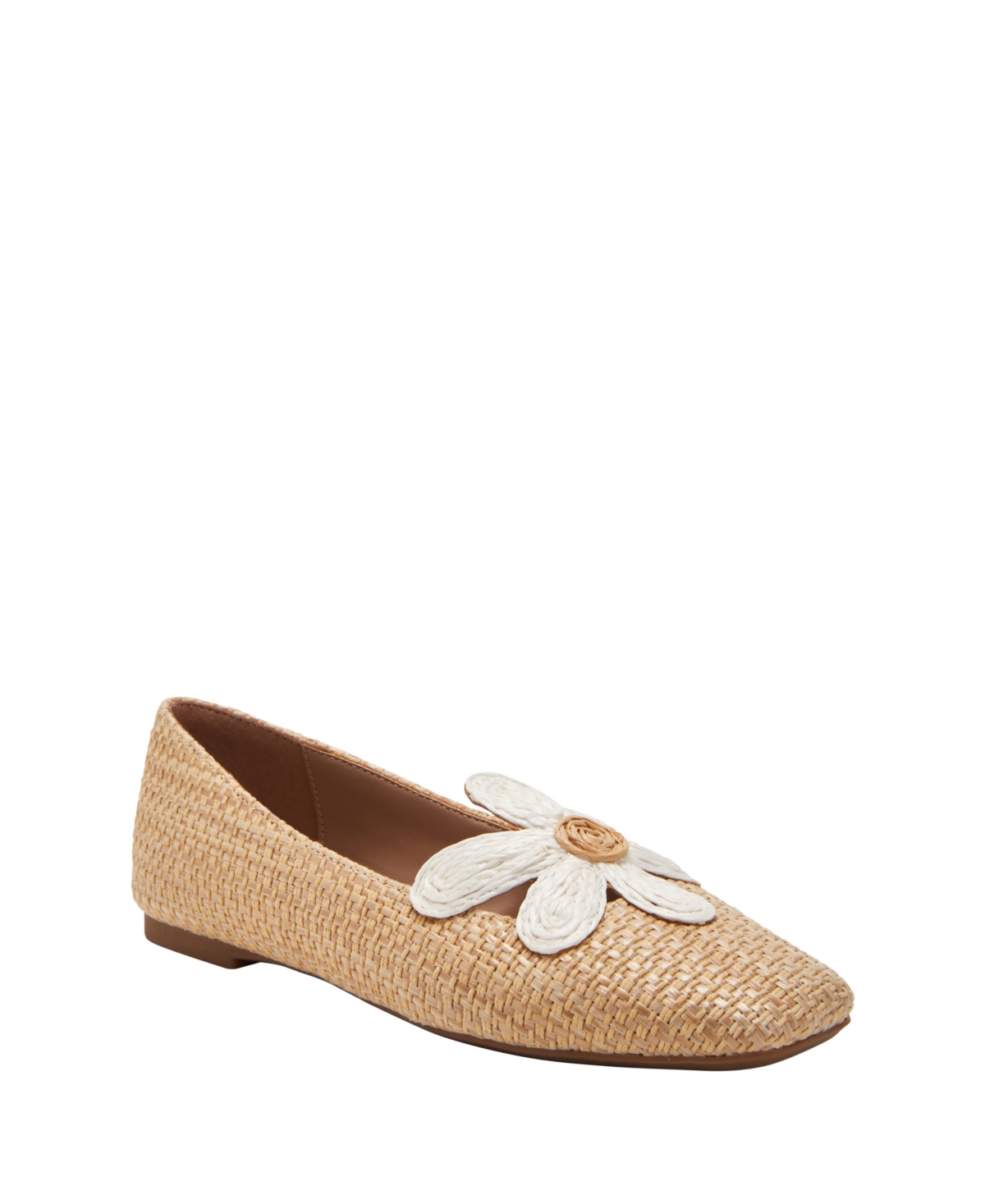 Shop Katy Perry Women's Evie Daisy Ballet Flats In Natural