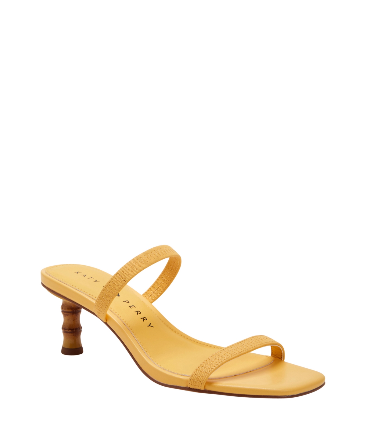 Katy Perry Women's Leilei Stretch Kitten Heel Sandals In Yellow