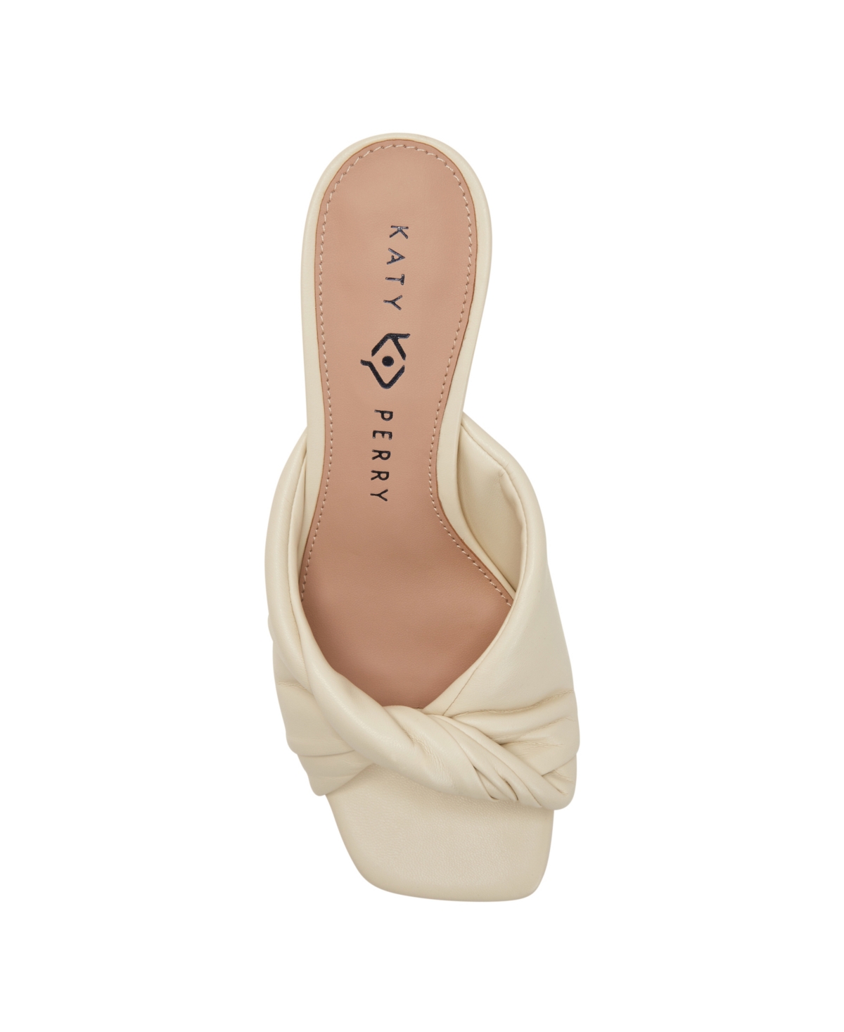 Shop Katy Perry Women's The Tooliped Twisted Slip-on Sandals In Chalk