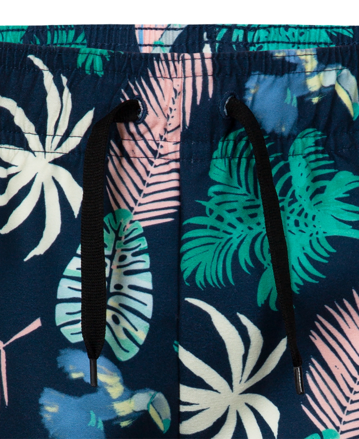 Shop Hurley Little Boys Tucan Palm Upf50+ Swim Set, 2 Piece In Midnight Teal