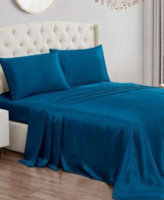 3 Piece Satin Sheet Set, Twin XL