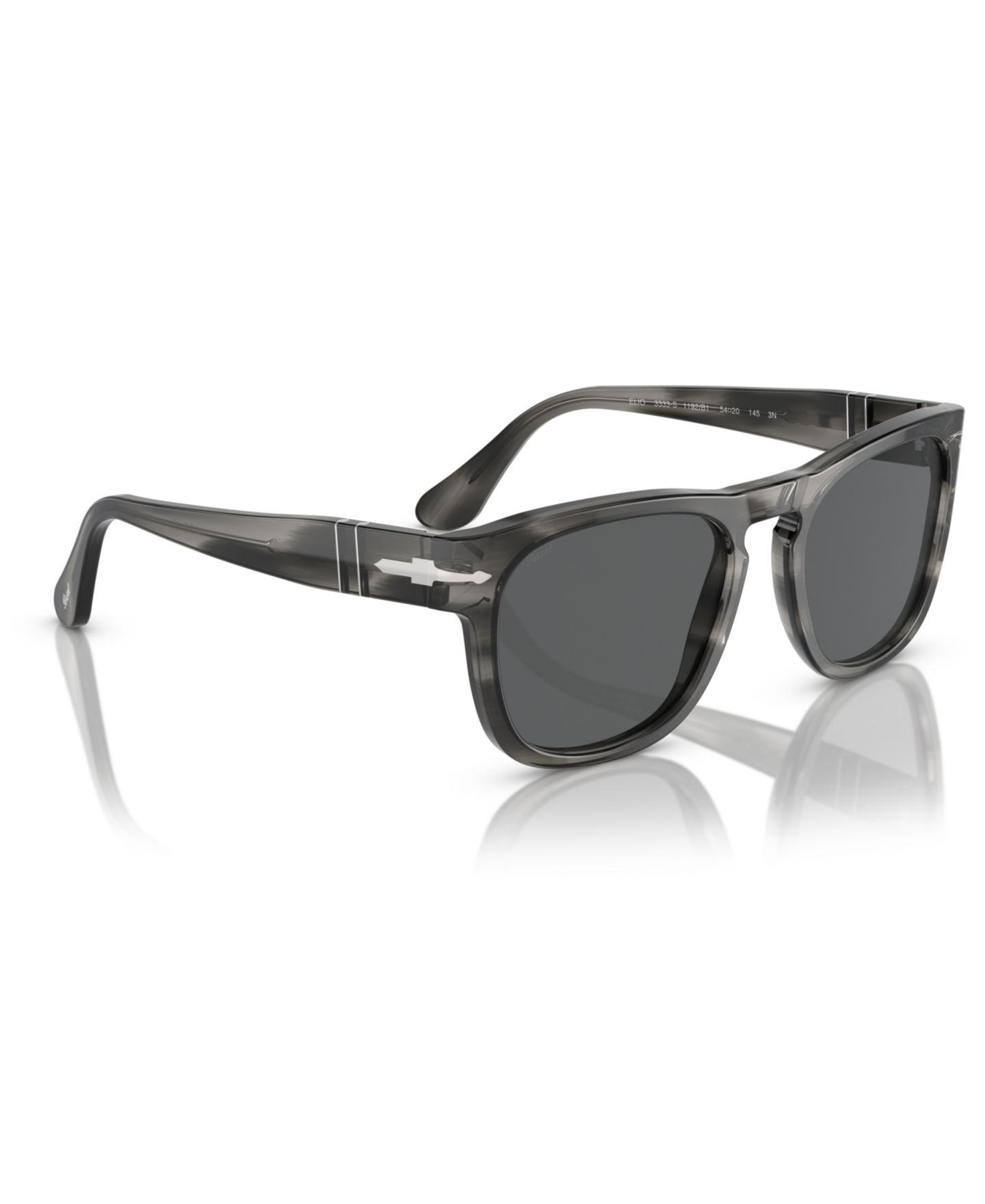 Солнцезащитные очки Persol Unisex Elio PO3333S, цвет: Полосатый серый — фото 6