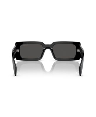 Lettering Rectangular Women's Sunglasses, PR A07S