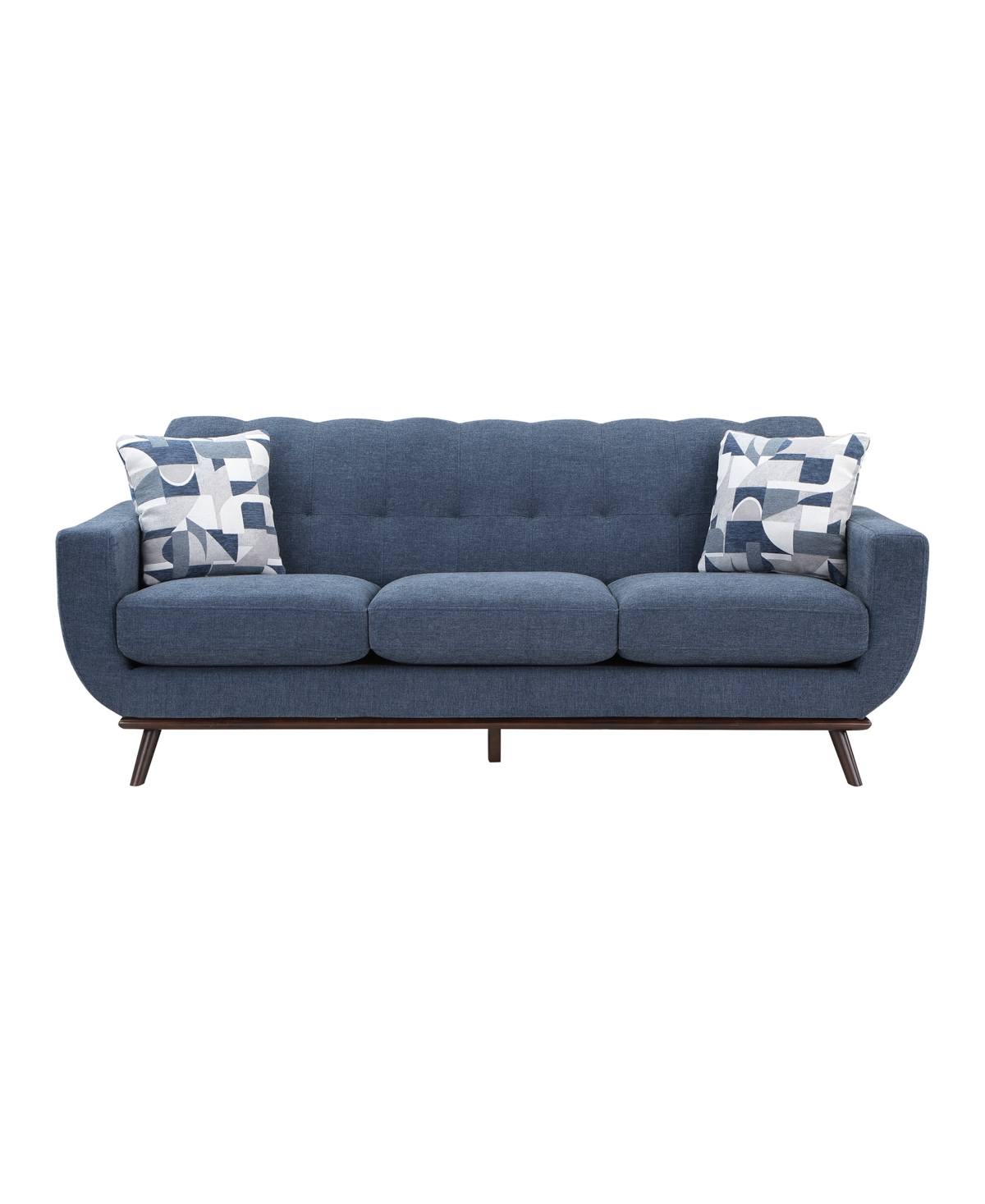 Shop Homelegance White Label Andora 87" Sofa In Blue