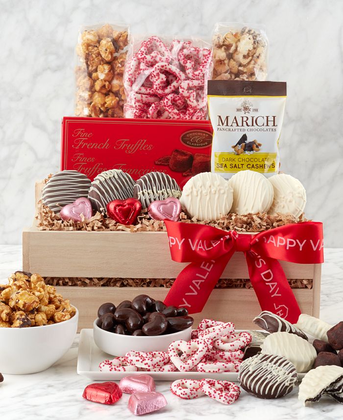 Hickory Farms Valentine's Day Chocolate Gift Crate, 12 Pieces Macy's