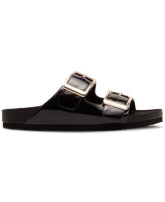 Bodie Buckle Footbed Slide Sandals