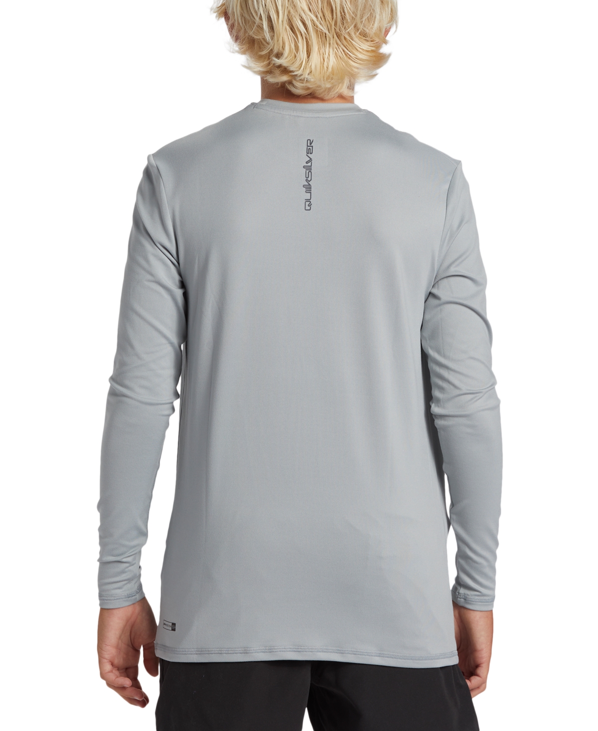 Shop Quiksilver Big Boys Long-sleeve Upf 50 Surf Swim T-shirt In Quarry