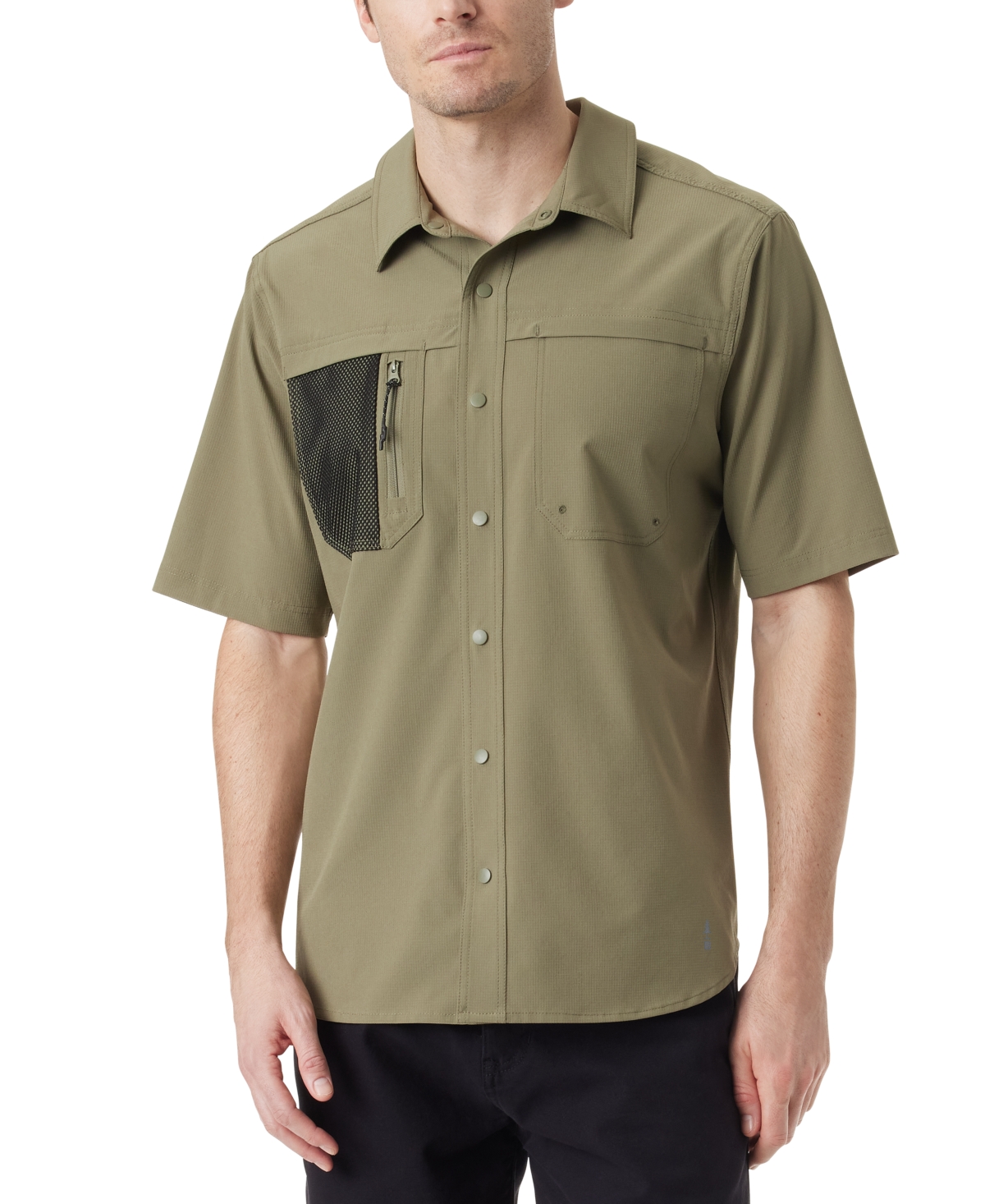 Shop Bass Outdoor Men's Explorer Short-sleeve Shirt In Deep Lichen