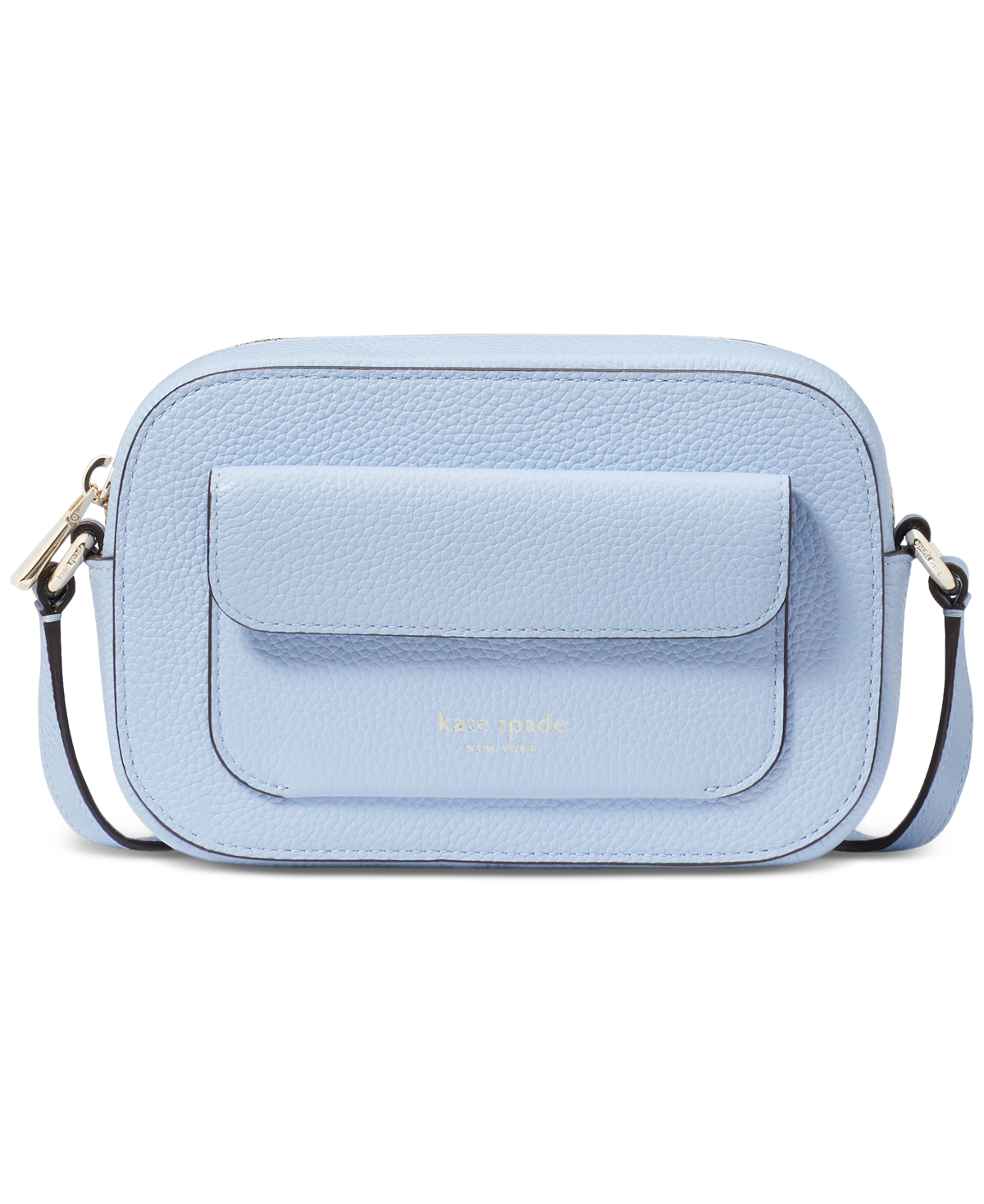 Shop Kate Spade Ava Pebbled Leather Crossbody In North Star