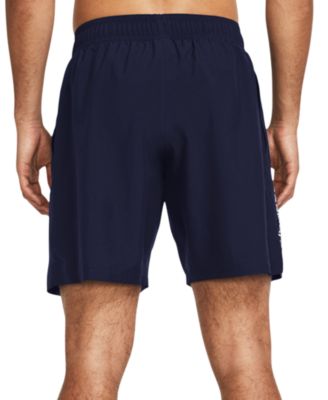 Men's Moisture-Wicking Logo-Print 8-1/4" Tech Shorts