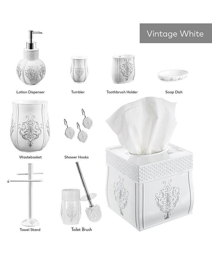Creative Scents Vintage White Bathroom Set Macy's