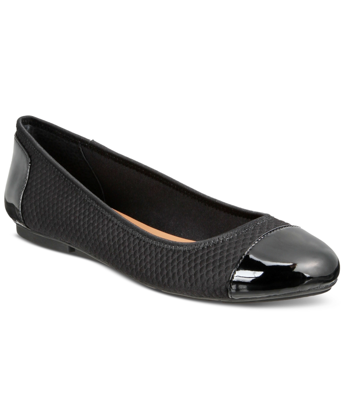 Shop Style & Co Women's Trishh Flats, Created For Macys In Nude Smooth
