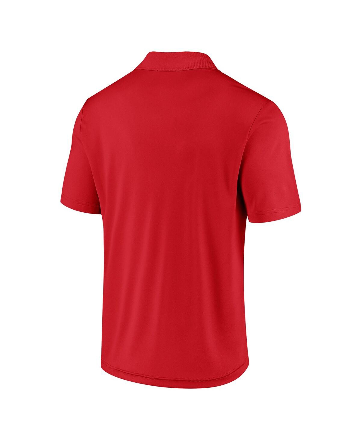 Shop Fanatics Men's  Red New York Giants Component Polo Shirt