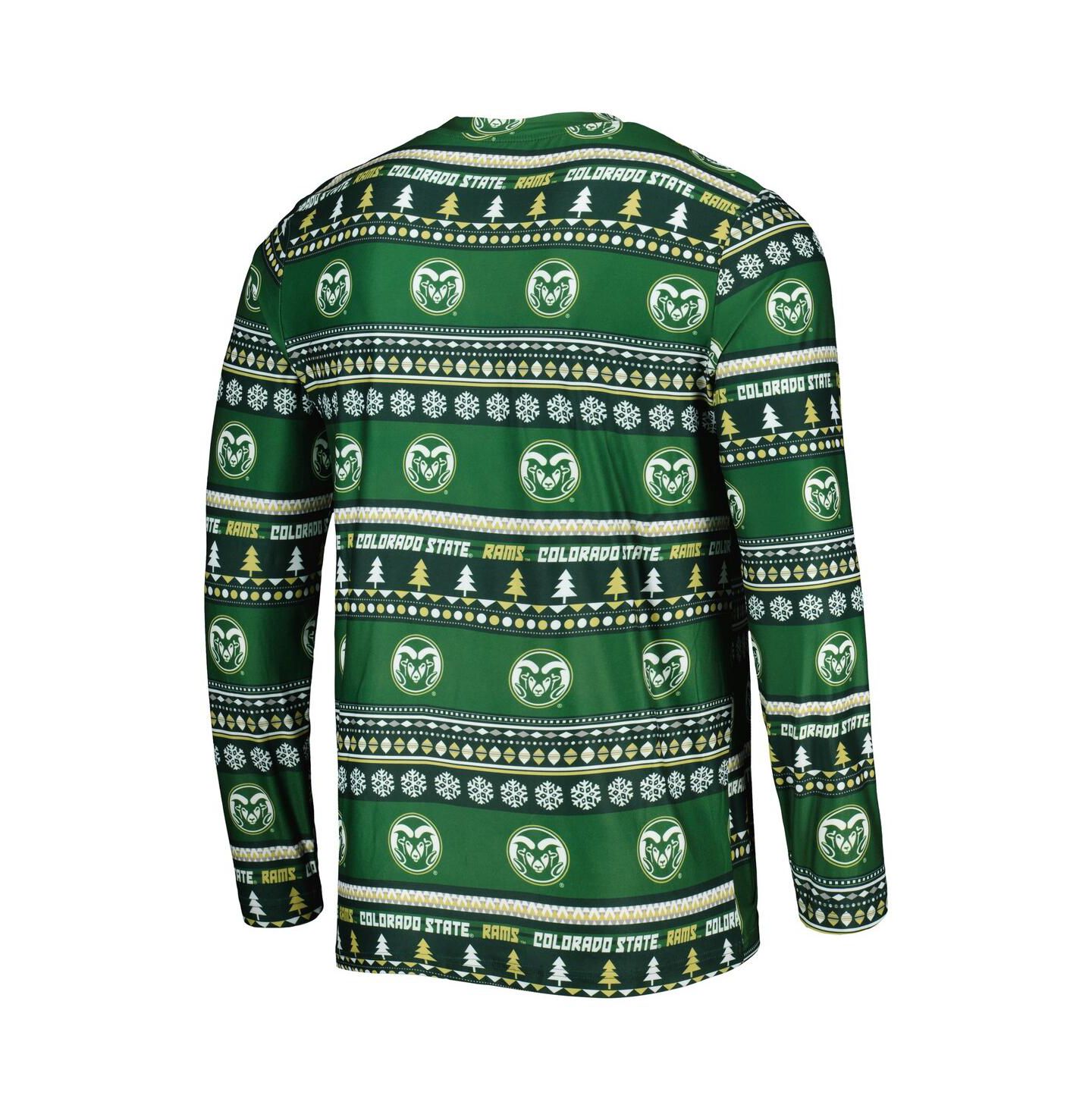 Мужская пижама Concepts Sport Colorado State Rams Swivel, Green — фото 2