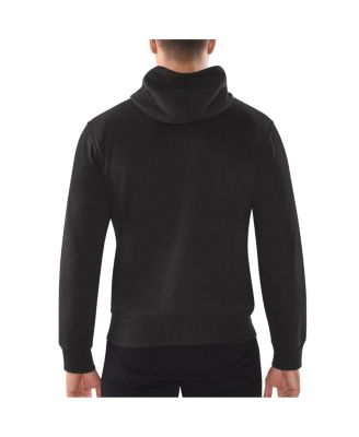 Men's Black Distressed Baltimore Ravens Domestic Post Season Full-Zip Hoodie