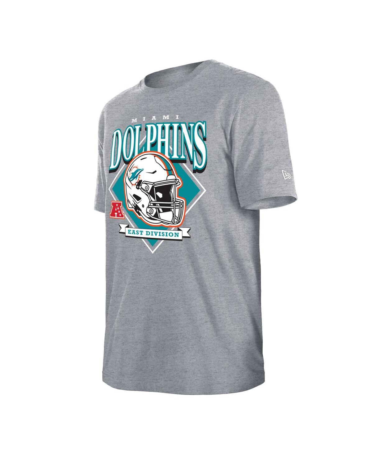 Men's New EraMiami Dolphins Team Logo T-shirt - Gray